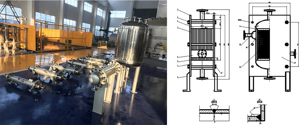 Customized Refrigeration Plate/ Shell and Tube Heat Exchanger