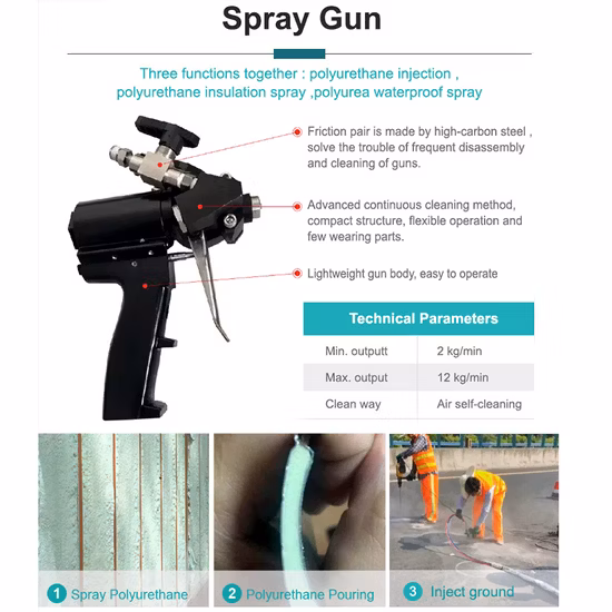 Гидроизоляционный гидравлический реактор, пенополиуретан, распылитель полимочевины, машина для продажи